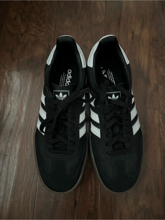 adidas Other - adidas Men’s Black & White Retro Three-Stripe Sneakers